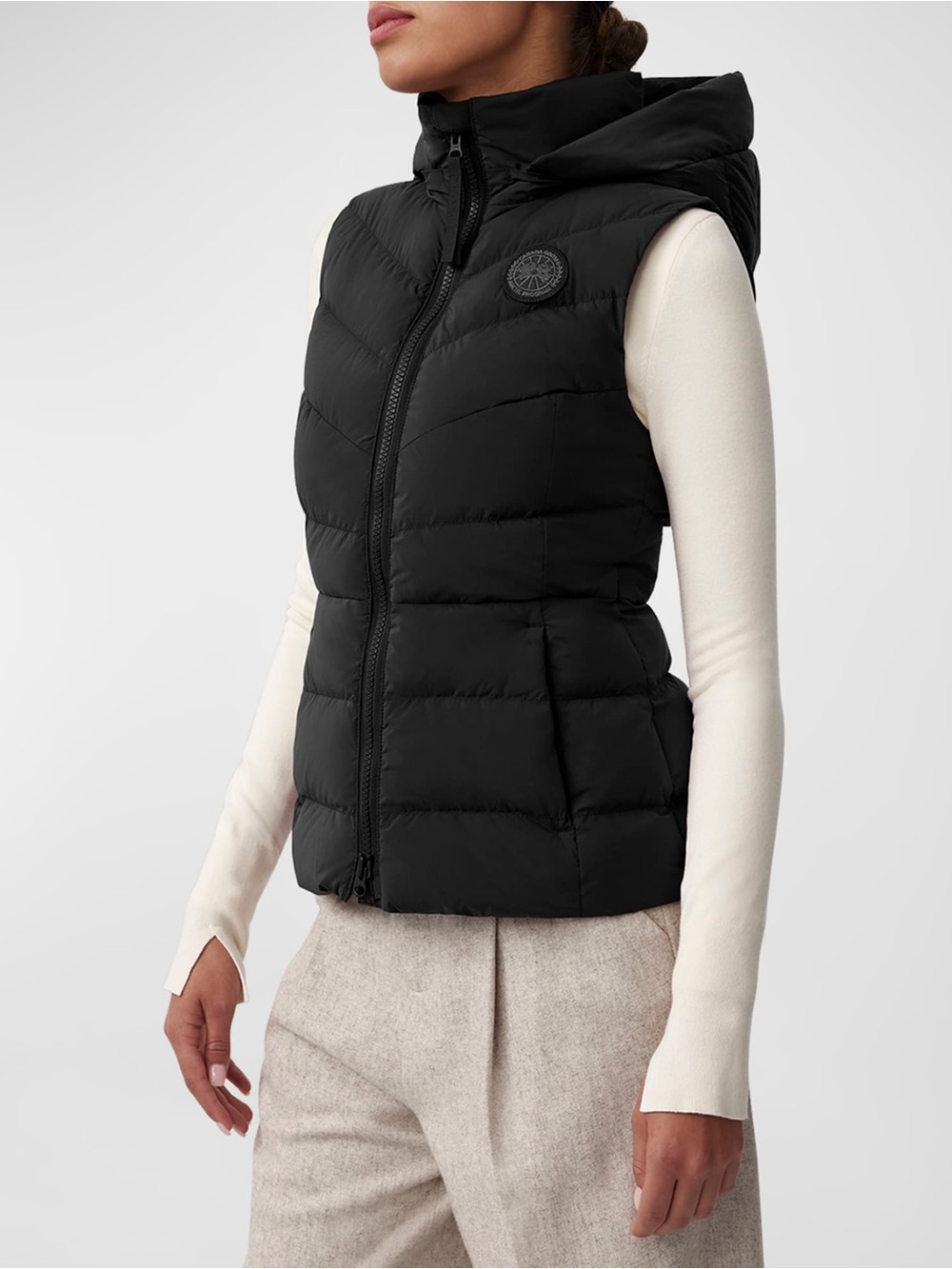 Moncler Black Down Puffer Vest – Size 2 (Excellent Condition)